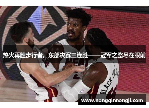 热火再胜步行者，东部决赛三连胜——冠军之路尽在眼前